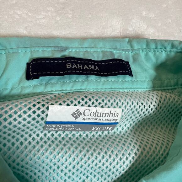 Columbia Men's PFG Button Down Shirt Size XXL Bahama Omni Shade Vented Fishing - Picture 4 of 10